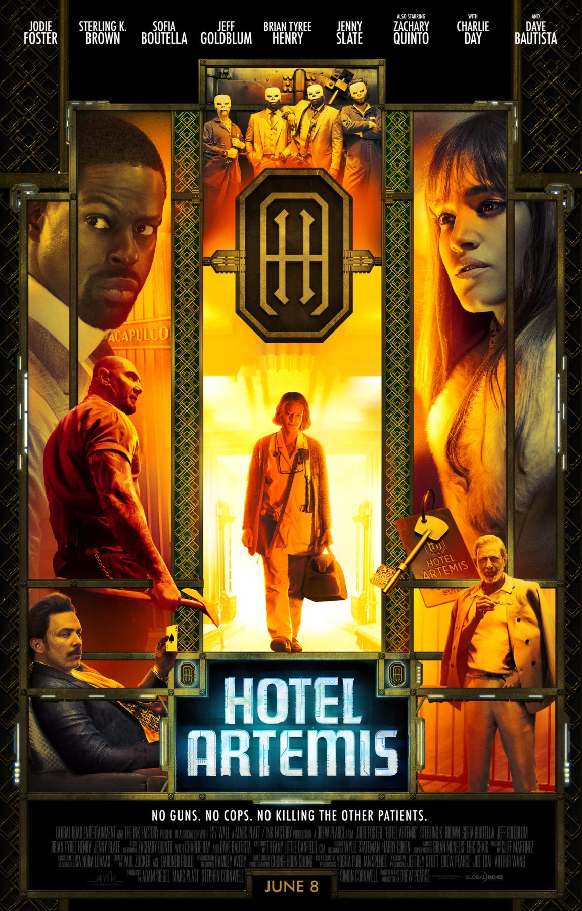 hotel artemis poster